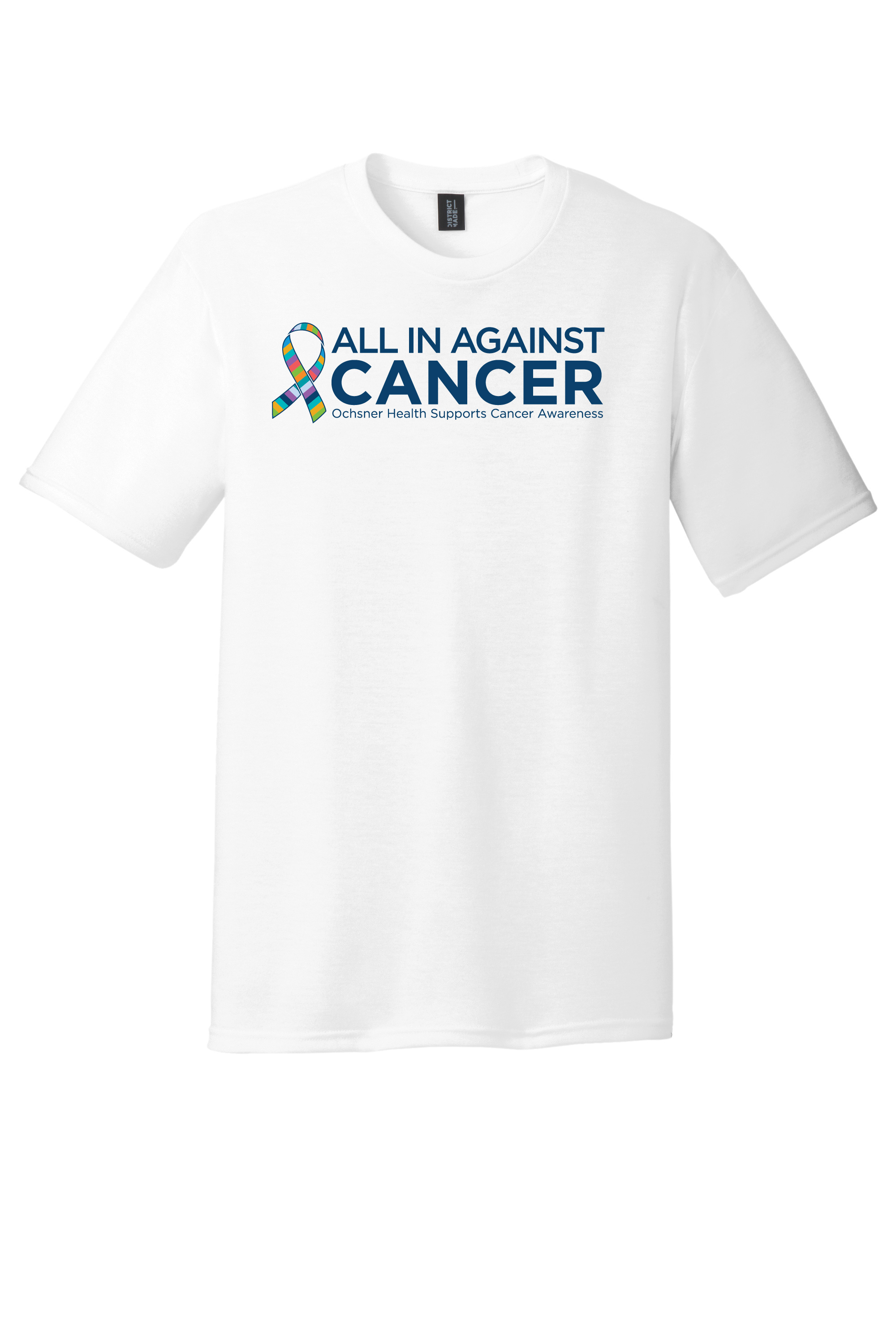 All in Against Cancer Unisex T-Shirt, White, large image number 1